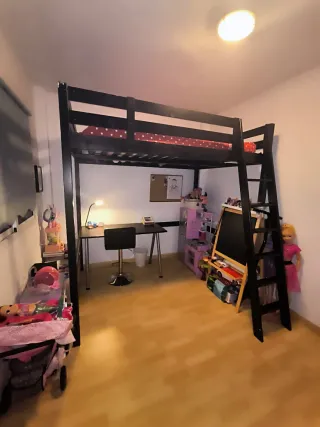 Litera Cama Alta Ikea Marrón Oscuro