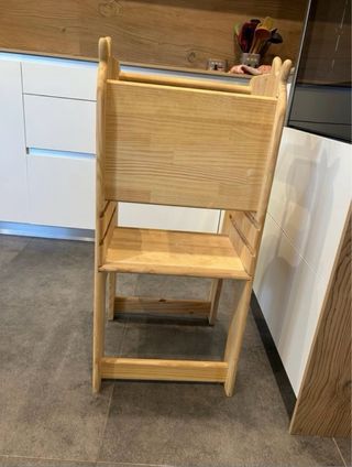 Alzador Montessori Madera Niños