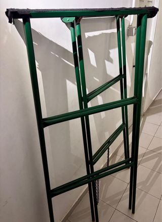 2 Caballetes Metálicos Plegables 130cm altura