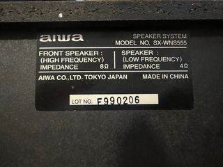 Cadena AIWA NSX-5555 CD Doble Cassette