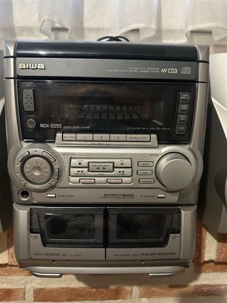Cadena AIWA NSX-5555 CD Doble Cassette