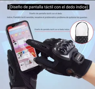Guantes Moto Verano Unisex [NUEVOS] Talla L Negros