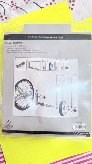 Ruedas estabilizadoras bici 12-16