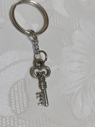 Portachiavi con ciondolo a forma di chiave