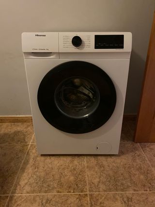 Lavadora Hisense 8kg Steam Inverter