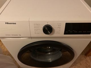 Lavadora Hisense 8kg Steam Inverter