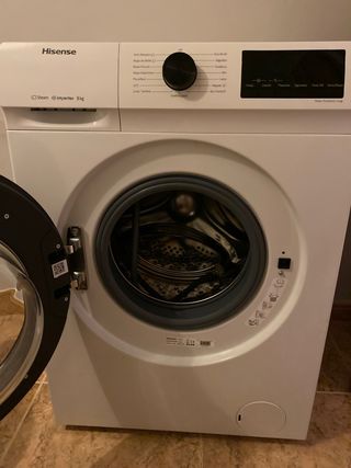 Lavadora Hisense 8kg Steam Inverter