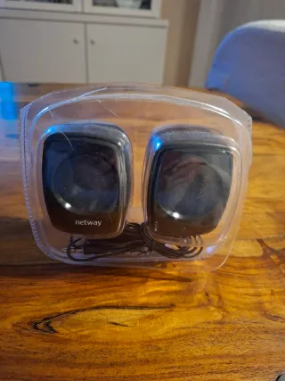 Altavoces Netway Negro/Azul