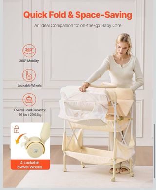 Cambiador plegable para bebés