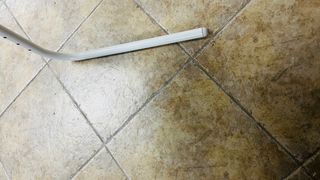 Mesa auxiliar plegable blanca