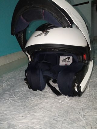 Casco modular blanco talla S
