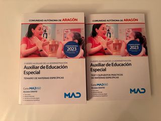 Libros MAD  auxiliar de educación especial