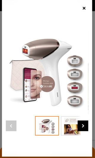 Depiladora Philips sin usar