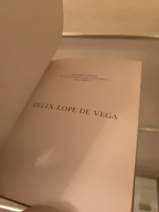 Libros Lope de Vega.