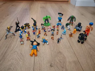 Set Statuette Dragon Ball, Digimon, Hulk
