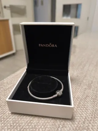 Pulsera Rígida Pandora 18cm Plata