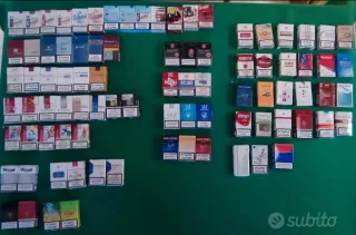 Collezione rara pacchetti sigarette (oltre 250)