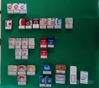 Collezione rara pacchetti sigarette (oltre 250)