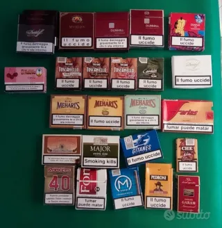 Collezione rara pacchetti sigarette (oltre 250)
