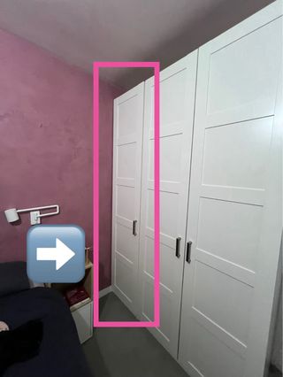 Armario PAX IKEA Módulo lateral blanco