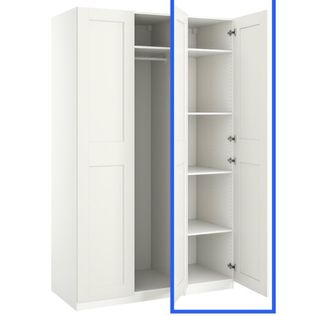 Armario PAX IKEA Módulo lateral blanco