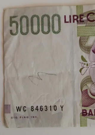 11# Banconote 100000 lire Caravaggio II tipo e 500