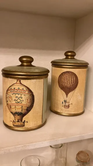 Barattoli ceramica decorati artigianali