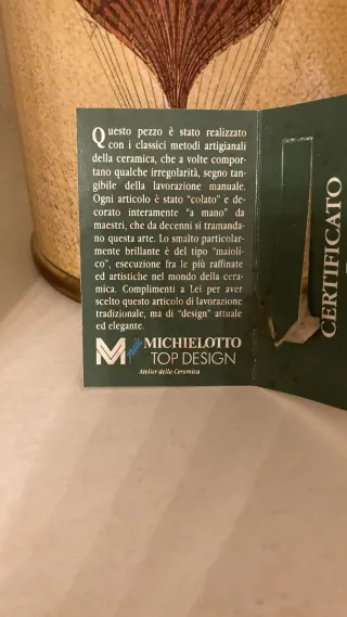 Barattoli ceramica decorati artigianali