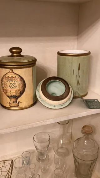 Barattoli ceramica decorati artigianali