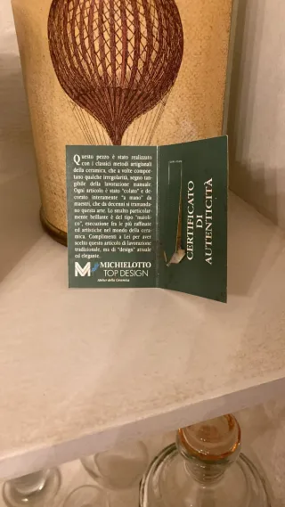 Barattoli ceramica decorati artigianali