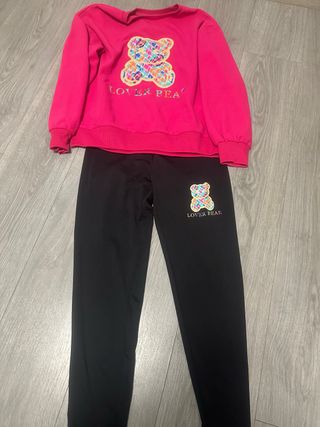 Conjunto Sudadera y Mallas Oso Lover Bear