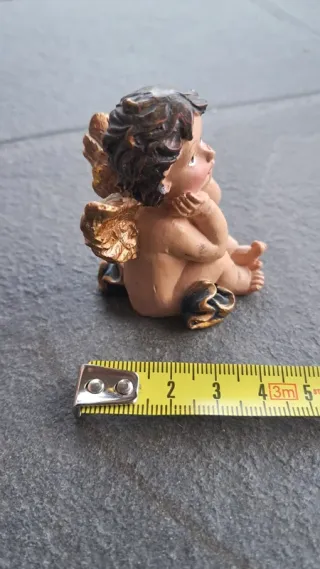 Lotto 5 decorazioni: angioletti, gatti, topolino