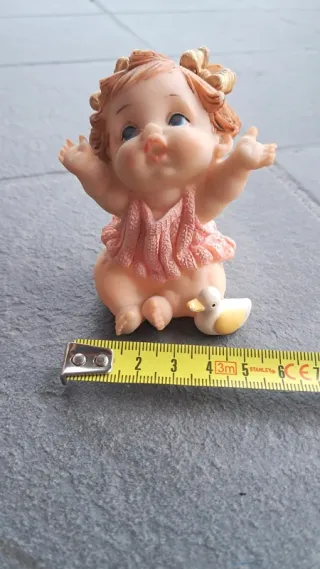 Lotto 5 decorazioni: angioletti, gatti, topolino