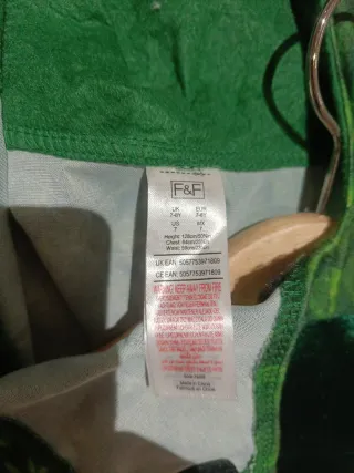 Disfraz niño/niña de dinosaurio 7-8 años