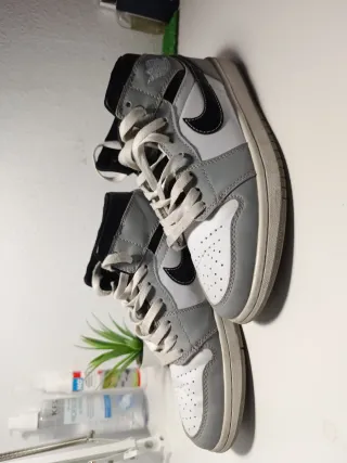 Zapatillas Jordan Grises Tobillo Alto