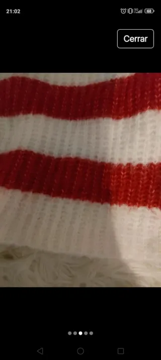 Jersey rayas rojas y blancas