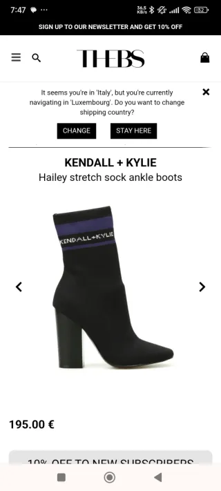 Stivaletti Kendall + Kylie Sock Boots Neri(nuovi)