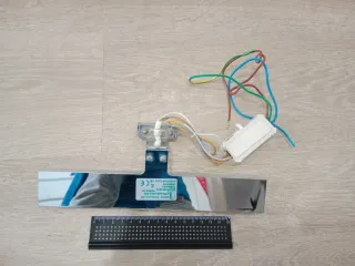 Lámpara LED Baño Cristal Metal