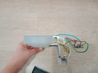 Lámpara LED Baño Cristal Metal