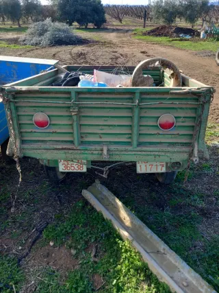 Remolque para motocultor