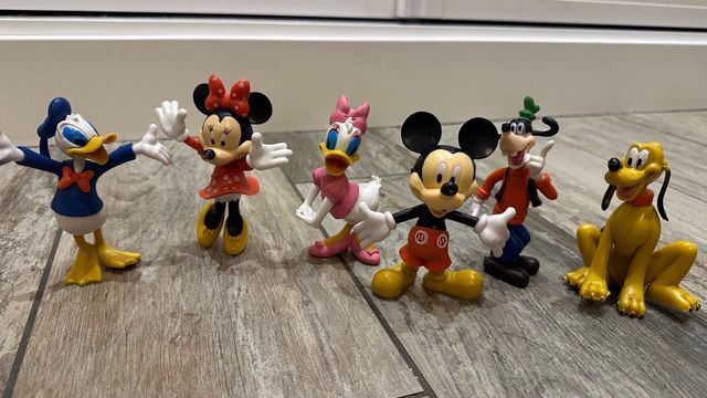 Lote Figuras Disney: Mickey, Minnie, Donald, Daisy