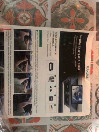 Pantalla y Marco Coche BMW X1 2010-2016