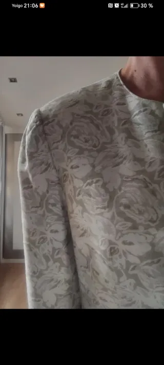 Conjunto traje chaqueta beige