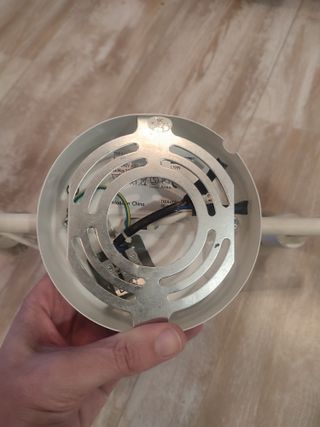 Lámpara de techo 3 focos blanca