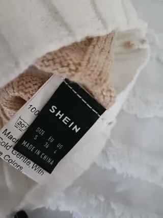 Falda elástica de punto con rayas