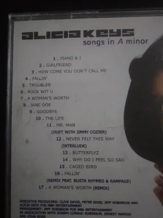 CD Alicia Keys Songs in A Minor