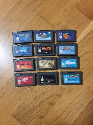 Lote 12 Juegos Game Boy Advance