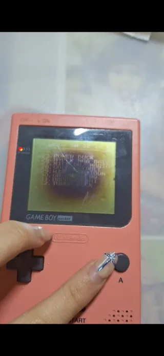 Game Boy Pocket Rosa + Juegos