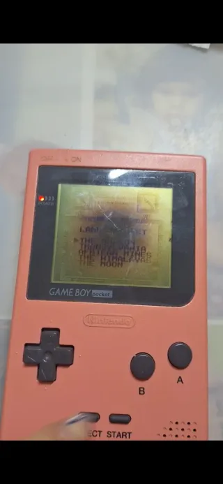 Game Boy Pocket Rosa + Juegos