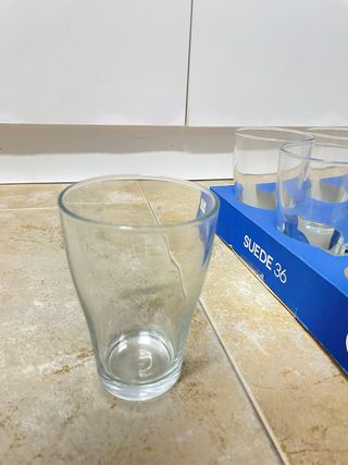 Vasos Cristales Apilables y Transparentes 36cl